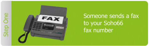 Receiving a fax step one