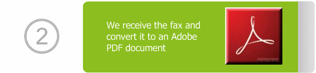 Receiving a fax step two